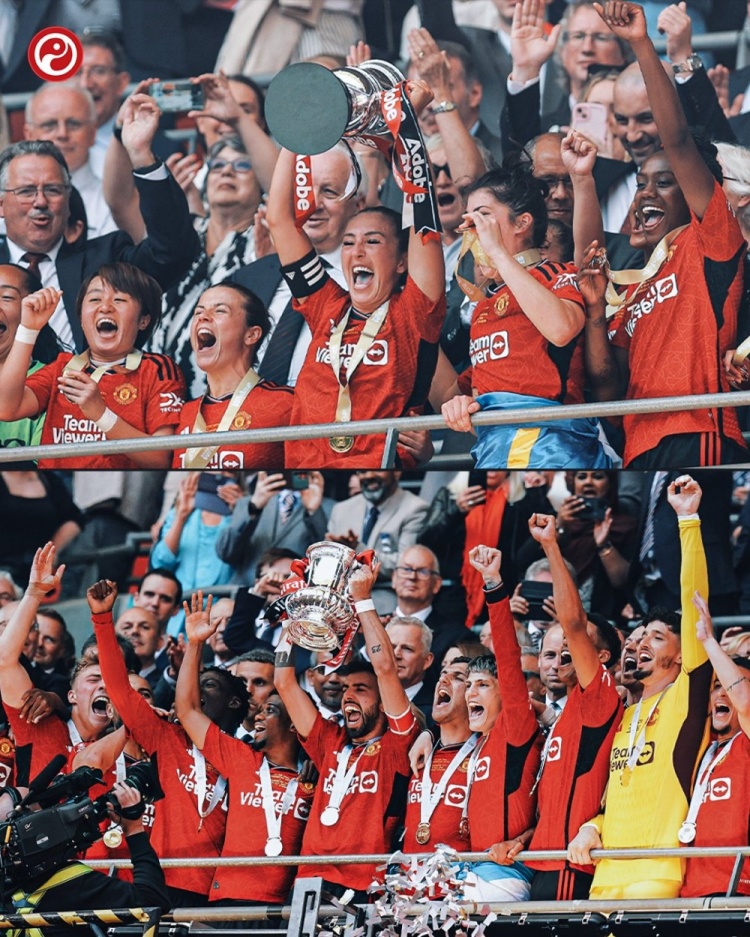 冠军属于红魔！曼联包揽本赛季男女足的足总杯冠军